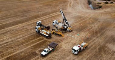 Drill rig at Lady Sampson.